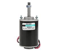 Moteur CC à aimant permanent haute vitesse 12 V 24 V 30 W, rotation CW CCW, grand générateur de torsion pour machine à barbe à papa, petit banc de coupe, rectifieuse, équipement (12V3000 tr/min)