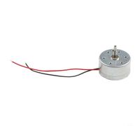 Moteur CC RF300CA, rond de 24 mm, arbre de 2 mm, 3 V à 6 V, 10 300 tr/min, idéal pour les projets solaires et électroniques