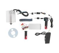 Moteur CC sans balais 36 V 1000 W avec contrôleur, pédale, pédale d'accélérateur, boîte de vitesse, serrure de porte électrique et chaîne, pour scooters électriques et vélos électriques