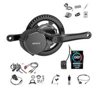 Moteur Central BAFANG 48V 750W - Kit BBS02B, Conversion électrique BBS02 avec Plateau 44T et écran LCD VD618 (boîtier 68-73 mm). Kit G340 sans Batterie (protocole Can)