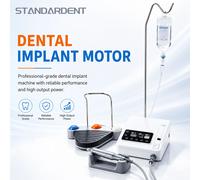 Moteur chirurgical dentaire sans balais STANDARDENT avec pièce à main LED chirurgicale et système électrique pour chirurgie osseuse à contre-angle 20:1 US plug 110V