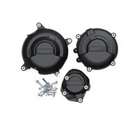 Moteur Couvercle Stator Ensemble De Protections Moteur pour Moto pour Trident 660 pour TIGER660 pour Tiger 2021 2022 2023(Black 1 Set)