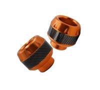 Moteur Crash Pad Protections De Roue Moto Patins Cadre Scooter Carénage Réglage Contre Les Chutes 2 Pièces Accessoires(Orange 2Pcs)
