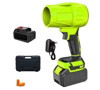 Moteur d ' air sans fil Compact de 24.5cm, avec bloc d ' énergie à 10 cellules, longue durée pour la maison et l ' usine, ventilateur à batterie à changement rapide