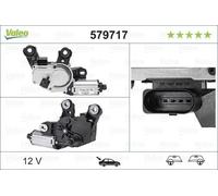 Moteur d’essuie-glace Audi A1 10-18 Valeo OEM 579717 Arrière 12V