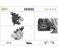 Moteur d’essuie-glace Valeo OEM Dacia Sandero Arrière 12V (582602) 12-22