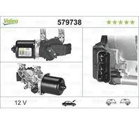 Moteur D’Essuie-Glace Valeo OEM Pour Renault Clio 01-16 579738 12V