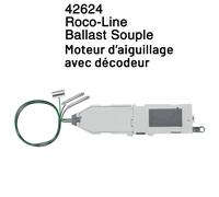 Moteur d'aiguillage avec décodeur-HO 1/87-ROCO 42624