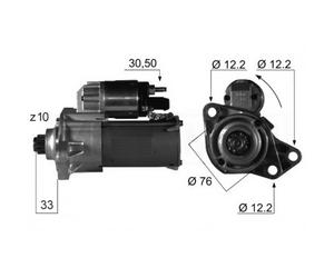 Moteur D'Arrêt EM048Q 1072156 0 001 121 028 CST10103 CS 1062 S0027 72-0144
