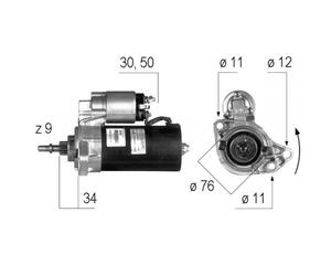 Moteur D'Arrêt EM141Q
