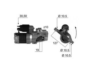 Moteur D'Arrêt EM181Q 254542 CST20197 254542B LRS01641 09A 911 023 X