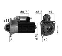 Moteur D'Arrêt EM680S 254634 25-4283 CST10447 0 001 138 009 LRS02610