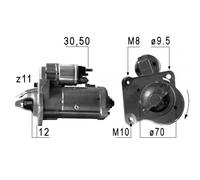 Moteur D'Arrêt EM755G 2033247 254845M AV6N 11000 GD LRS02705 254845B