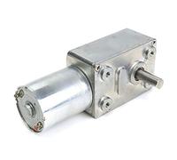 Moteur DC 12 V Moteur de réduction d'engrenage à vis sans fin réversible Moteur à engrenage turbo à couple élevé 10 tr/min Mini boîte de vitesses électrique, solidement construite Moteurs dédiés