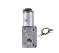 Moteur DC 12V avec Réducteur Encodeur, Couple Élevé 25 kg.cm, Vitesse Réduite 20 tr/min, Arbre 6mm pour Applications Robotiques et Automatisation