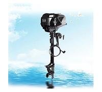 Moteur de bateau, 5HP Moteur hors-bord de bateau électrique sans balai avec 4 8V 1200W Moteur de bateau de pêche de sortie