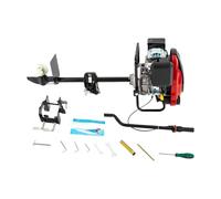 Moteur de bateau à moteur hors-bord robuste 8HP 4 temps, système refroidi à l'air à cylindre unique, compatible avec les petits modèles de bateaux de pêche, remplacement après-vente