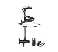 VEVOR Moteur de Bateau de Pêche à la Traîne, Poussée 25 kg, Moteur Hors-bord Électrique 12 V avec GPS, Tige 915 mm, 10 Vitesses, Télécommande, Indicateur de Batterie LCD, pour Kayak, Eau Douce Salée