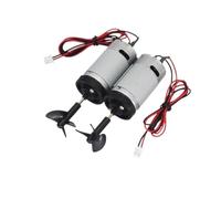 Moteur de bateau intégré, propulseur sous-marin 7.4V 8.4V 390 | Avec joint étanche, hélice à 3 pales for appât de pêche en bateau RC(One Kit wiht Prop)