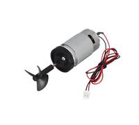 Moteur de bateau intégré Underwater Thruster 390 | Avec joint étanche 7,4 V 8,4 V, hélice à 3 pales for appât de pêche en bateau RC(Right with Propeller)