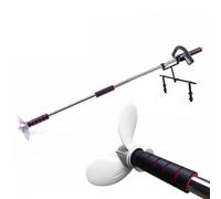 Moteur de Bateau Kit D'hélice pour Perceuse Portable pour Kayak, Moteur Hors-Bord pour Bateau à Aubes de Dépannage avec Pale, Moteur pour Perceuse pour Lac et Étang(with Kayak Stand,L-125cm(49 1/4"))