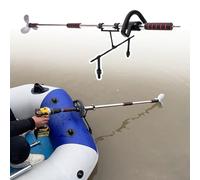 Moteur de Bateau Moteur de Bateau Sans Fil pour Perceuse-visseuse D'extérieur Hélice Manuelle pour Kayak et Tube de Flottaison Propulseur pour Bateau de Pêche(With Kayak Stand,L-125cm(49 1/4"))