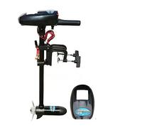 Moteur de Bateau Moteur électrique Sup DC 12/22 V 18/28 LBS, for bateau gonflable, moteur de pêche à la traîne hors-bord 220 W, équipement kayak, accessoires canoë(18LBS)