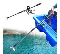 Moteur de Bateau Perceuse à Kayak, Hélice Hors-Bord, Propulseur Portatif, Perceuse sans Fil, Moteur Électrique avec Kit de Montage, Moteur Bateau en Aluminium(with Clamp,L-100cm(39 3/8"))