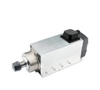 Moteur de broche CNC 2,2 kW ER20 refroidi par air 220 V 380 V carré avec bride et 4 roulements(2.2kw ER20 380V)