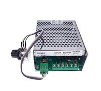 Moteur de broche refroidi par air 500 W, alimentation 100 V CC + WK611, régulateur de vitesse, mandrin ER11-8 mm, CNC avec support de serrage de 52 mm(100V 500W 1)