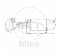 Moteur De Démarrage Starter JMT RIF. 7000925 Rotation Droite 700.10.69