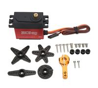 Moteur de direction RC Anti-interférence, en alliage d'aluminium, étanche, réponse rapide, avec bras Servo en métal 25T, 30KG