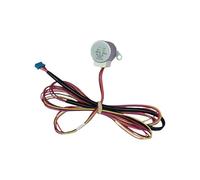 Moteur de guidage d'air à lame pivotante suspendue d'intérieur for climatiseur, le moteur synchrone compatible avec Panasonic 24BYJ48 A981129 DC 12V, accessoires de maintenance