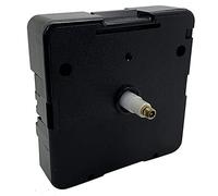 Moteur de mécanisme de mouvement à quartz allemand UTS, Euroshaft de rechange, Noir , 13mm Shaft - Clock Faces Up To 2-4mm Thick