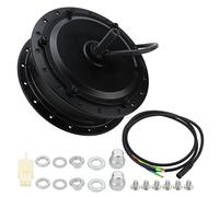 Moteur de moyeu de roue avant de vélo 350 W 26 pouces puissant kit de conversion de moteur de moyeu de roue dentée sans balais étanche haut de gamme durable léger