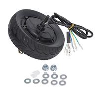 Moteur de moyeu de roue de 8 pouces avec frein à tambour pour scooter électrique et vélo électrique - Moteur haute puissance 36 V 48 V 1200 W avec pneu solide - Moteur de moyeu en