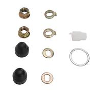 Moteur De Moyeu De Vélo Électrique En Acier M12/M14, Kit De Rondelle D'écrous Avec Axe M12/14mm Pour Vélos Électriques, Scooters, Accessoires