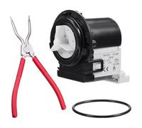 Moteur de pompe de vidange pour lave-linge avec boîtier de filtre amovible et outil d'extension à ressort en acier au carbone pour LG et modèles 120 V 45 L Débit min Pièce de rechange