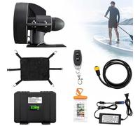 Moteur De Propulsion Sous-marine Rechargeable Pour SUP (longboard, Kayak) | Avec Télécommande 12 V, Vitesse De 4 À 5 Km/h (2,5 À 3,2 Mph), Poussée De 400 Kg (881,8 Lbs)