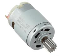 Moteur de rechange pour voiture électrique pour enfants compatible avec les modèles RS550 RS390 RS380 RS555, prend en charge la tension 6 V 12 V 24 V, double engrenage 10/12 dents pour couple et