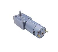 Moteur de réduction 12V24V Micro DC Gear Reduction electronic starter, JGY-395 Worm Gear All-Metal Gear Self-Locking electronic starter Extremement Accessoires de bricolage (Color : 12v Motor, Size