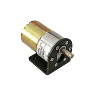 Moteur de réduction 37 DC Moteur réducteur à engrenages, 12V Micro DC Moteur 24V Couple élevé Moteur de régulation de vitesse réversible Tout métal extrêmement Accessoires de bricolage (Color : 24v M