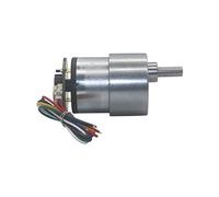 Moteur de réduction 37GB520 Moteur à engrenages à courant continu, engrenage à basse vitesse hors axe à faible vitesse à couple élevé DC12V24V Moteur de distributeur automatique de verrouillage intell