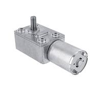 Moteur de réduction DC 12 V 2 tr/min réversible à turbocompresseur élevé, moteur à engrenage à vis sans fin, engrenage métallique autobloquant pour ouvre-porte de fenêtre, treuil