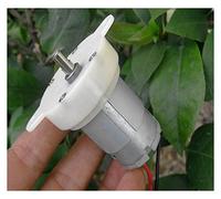 Moteur de réduction DC 385 Moteur à engrenages Moteur à vitesse variable, Accessoires Basse tension Courant élevé 6V 1150 RPM Moteur électrique Masher extrêmement Accessoires de bricolage