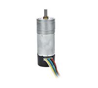 moteur de réduction de vitesse, Moteur à engrenages à vis sans fin à courant continu micro-balais avec encodeur 6 V/12 V/24 V 12-1931 tr/min GM25-370(6v,280rpm)
