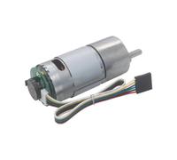 Moteur De Réduction D'encodeur Cc JGB37-545, 6V 12V 24V, Moteur À Aimant Permanent À Couple Élevé, Haute Puissance(24V223 revolutions)
