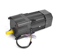 Moteur de réduction d'engrenage 180W, vitesse réglable avec support de ventilateur de refroidissement pour usage domestique (Rapport de réduction 100K)