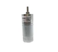 Moteur de réduction d'engrenage 37GB555 12v, Mini moteur de boîte de vitesses électrique 24v, engrenages entièrement métalliques, réducteur de moteur personnalisé, couple élevé(Package J,12v 500rpm)