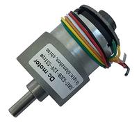 Moteur de réduction GB37-520B Encodeur Moteur à engrenages, AB Biphasé DC Code Mesure de la vitesse du disque Moteur de voiture auto-équilibré intelligent 12V extrêmement Accessoires de bricolage (Co